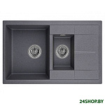 Картинка Кухонная мойка Granula 7802 (графит)