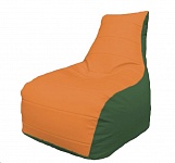 Картинка Бескаркасное кресло Flagman Бумеранг Б1.3-01 (оранжевый/зеленый)