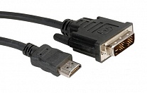 Картинка Кабель Telecom HDMI to DVI-D Single Link (19M-19M) (2 м)