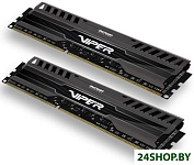 Картинка Оперативная память PATRIOT Viper 3 Black Mamba 2x8GB KIT DDR3 PC3-14900 (PV316G186C0K)