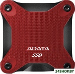 Картинка Внешний накопитель A-Data SD600Q ASD600Q-240GU31-CRD 240GB (красный)