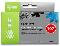 Картинка Картридж Cactus CS-PFI107C Cyan