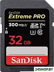 Картинка Карта памяти SanDisk Extreme PRO SDHC 32Gb SDSDXDK-032G-GN4IN