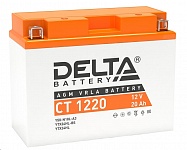 Картинка Мотоциклетный аккумулятор Delta CT 1220 (20 А·ч)