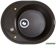 Картинка Кухонная мойка Zigmund and Shtain KREIS OV 575 (швейцарский шоколад)