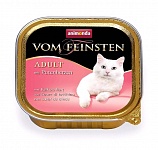 Картинка Консервированный корм для кошек Animonda Vom Feinsten Adult с сердцем индейки (0,1 кг)
