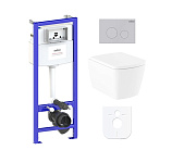 Картинка Унитаз Lavinia Boho Relfix Aveo Rimless 6 в 1 77040127 (матовый пластик)