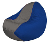 Картинка Бескаркасное кресло Flagman Classic К2.1-207 (серый/синий)