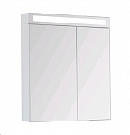 Картинка Мебель для ванных комнат Dreja Шкаф с зеркалом Max 70 77.9007W (белый)