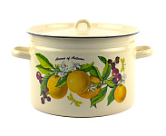 Картинка Кастрюля Лысьвенские эмали Фруктовая фантазия С-1620/4Км