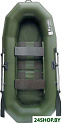 Гребная лодка Муссон H-270 РС (зеленый)