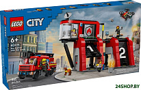 City 60414 Пожарная станция с пожарной машиной