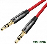 Картинка Аксессуар Baseus Yiven Audio Cable M30 Jack 3.5mm - Jack 3.5mm 1.5m Red-Black (CAM30-C91)