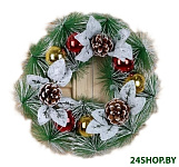 Картинка Венок Зимнее волшебство Листики в инее (2372217)