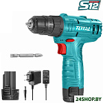Картинка Дрель-шуруповерт Total TDLI12415 (с 1-им АКБ)