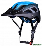 Картинка Велошлем Force Aves MTB L/XL (черный/голубой) (RZ01346)