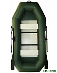 Картинка Надувная лодка Polar Bird Чирок PB- 260 Т СС ПБ106 слань стеклокомпозит (зеленый)