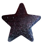 Картинка Украшение Greenterra Звезда (парча, черный)