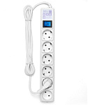 Картинка Сетевой фильтр Powercube SPG(5+1)-16B 1.9 м (6 розеток) (белый)