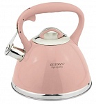 Картинка Чайник со свистком ZEIDAN Z-4253 (розовый)