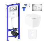 Картинка Унитаз Lavinia Boho Relfix Aveo Rimless 7 в 1 87040126 (хром пластик)