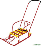 Картинка Санки Nika Тимка 5 Комфорт+ Т5К+/К (красный)