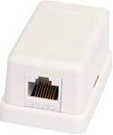 Картинка Розетка компьютерная Netlan EC-UWO-1-UD2-WT (1 шт) (белый)
