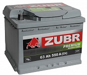 Картинка Автомобильный аккумулятор Зубр Premium (63 А/ч)