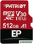 microSDXC EP Series PEF512GEP31MCX 512GB (с адаптером)