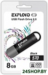 Картинка USB флэш-накопитель EXPLOYD 8GB-570-черный