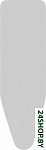 Картинка Чехол для гладильной доски Brabantia 134869 (металлизированный, серебро)