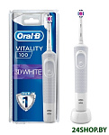 Картинка Электрическая зубная щетка Oral-B Vitality 100 3D White D100.413.1 (белый)