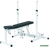 со стойками под штангу (белый)