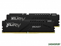 Картинка Оперативная память Kingston FURY Beast 2x16GB DDR5 PC5-41600 KF552C40BBK2-32