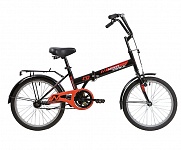 Картинка Детский велосипед NOVATRACK 20NFTG301V.BK20 (черный, 2020)