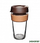 Картинка Многоразовый стакан KeepCup Brew Cork L Nitro 454мл (графит)