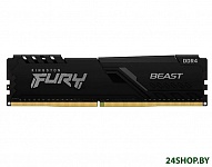 Картинка Оперативная память Kingston FURY Beast 4GB DDR4 PC4-25600 KF432C16BB/4