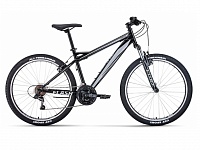 Картинка Велосипед Forward Flash 26 1.0 2022 / RBK22FW26654 (17, черный/серый)