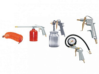 Картинка Набор пневмоинструмента FUBAG 5 предметов (к/р с нижним бачком) [120102]