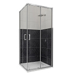 Картинка Душевой уголок RGW CL-34 100х100 (хром/прозрачный)