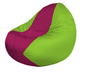 Картинка Бескаркасное кресло Flagman Classic К2.1-186 (фуксия/салатовый)