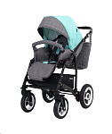 Картинка Детская универсальная коляска Rant Nova 3 в 1 (02, серый/мятный)