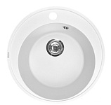 Картинка Кухонная мойка ZorG Fresco 45 (белый камень)