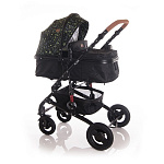 Картинка Универсальная коляска Lorelli Alba (3 в 1, черный, без сумки)