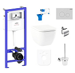 Картинка Унитаз Lavinia Boho Relfix One 9 в 1 97010019 (матовый пластик)