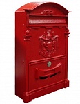 Картинка Ящик почтовый BASTION (кирпично-красный)