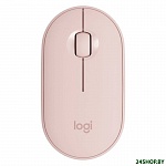 Картинка Мышь Logitech M350 Pebble (розовый)
