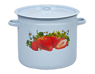 Картинка Кастрюля Лысьвенские эмали Сочная клубника C-1624/4Рб