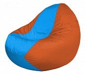 Картинка Бескаркасное кресло Flagman Classic К2.1-156 (голубой/оранжевый)