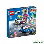 Картинка Конструктор Lego City Погоня полиции за грузовиком с мороженым 60314